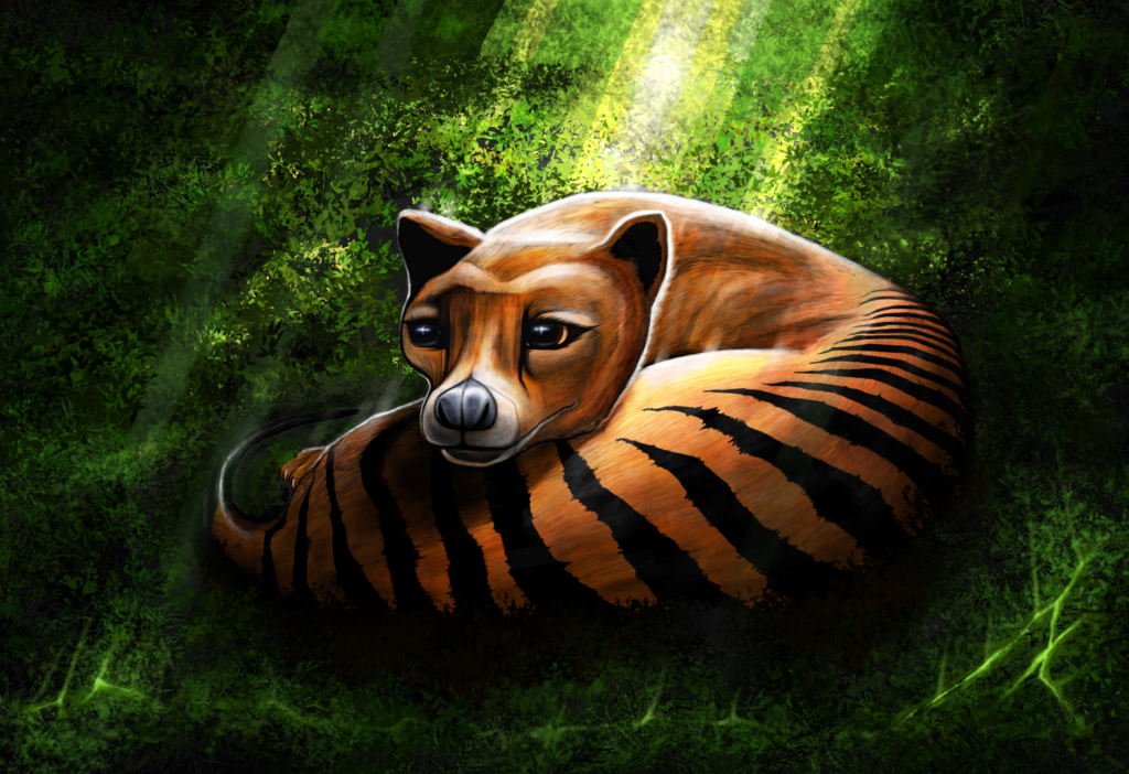 Tas Tiger Thylacine NFT Creatures by Seven